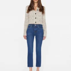 FRAME Le High Straight Jean - Majesty
