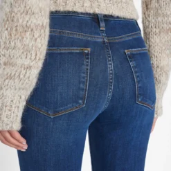 FRAME Le High Straight Jean - Majesty -Deals Moda Zoom Store LHST865 MAJESTY 0854