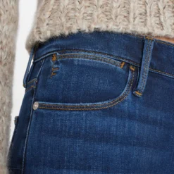 FRAME Le High Straight Jean - Majesty -Deals Moda Zoom Store LHST865 MAJESTY 0856