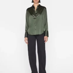 FRAME The Standard Shirt - Surplus -Deals Moda Zoom Store LWSH2434 SURPLUS 1578