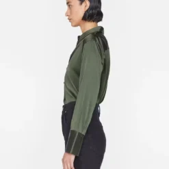 FRAME The Standard Shirt - Surplus -Deals Moda Zoom Store LWSH2434 SURPLUS 1600