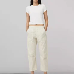 Rag & Bone Leyton Workwear Pant - Ivory
