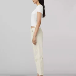 Rag & Bone Leyton Workwear Pant - Ivory -Deals Moda Zoom Store Leyton Workwear Cotton Pant 103 4