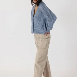 Matilda Cardigan - Blue -Deals Moda Zoom Store MATILDA F23 BLUE MARL 6