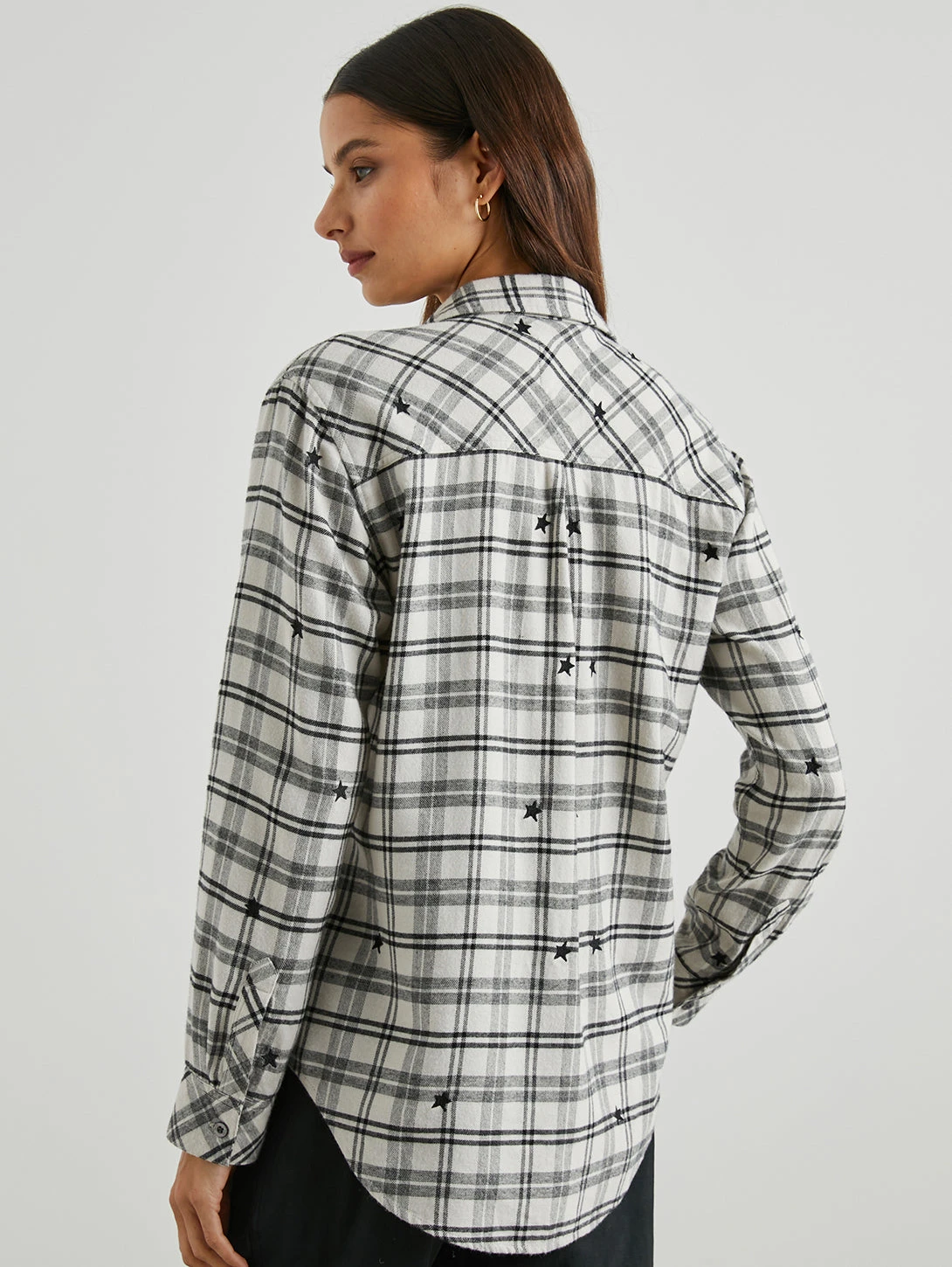 RAILS Milo Stars Shirt - Ivory 4 RAILS Milo Stars Shirt - Ivory - Image 4