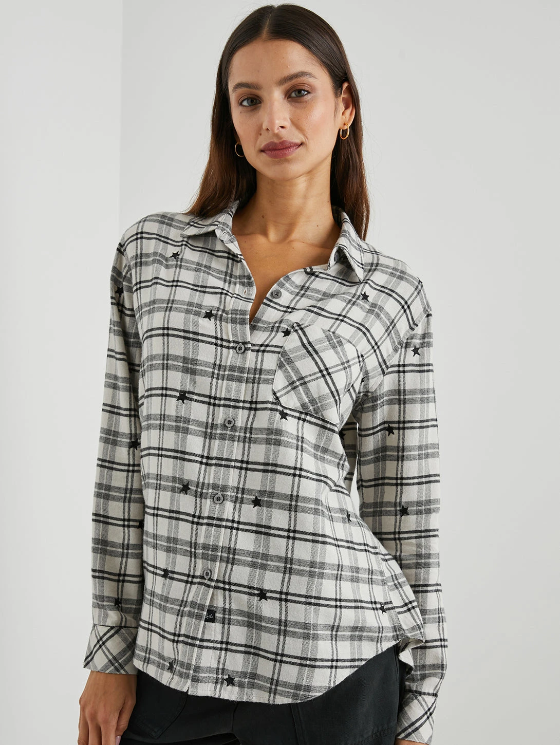 RAILS Milo Stars Shirt - Ivory 3 RAILS Milo Stars Shirt - Ivory - Image 3