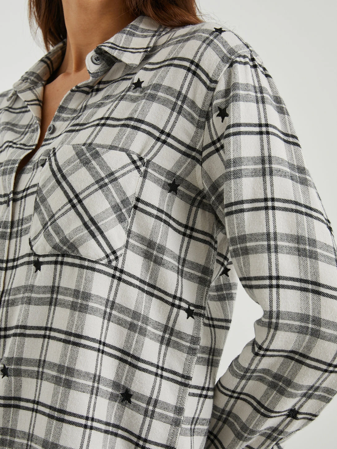 RAILS Milo Stars Shirt - Ivory 6 RAILS Milo Stars Shirt - Ivory - Image 6