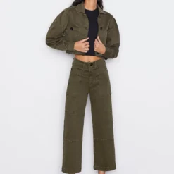 FRAME Pocket Utility Pant - Washed Fatigue