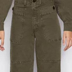 FRAME Pocket Utility Pant - Washed Fatigue -Deals Moda Zoom Store OPUPT328 WASHED FATIGUE FRSP22EC WOMENS DAY 01 0024HR