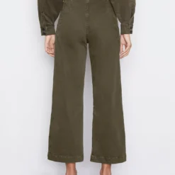 FRAME Pocket Utility Pant - Washed Fatigue -Deals Moda Zoom Store OPUPT328 WASHED FATIGUE FRSP22EC WOMENS DAY 01 0038HR