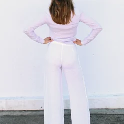 Linen Pant -Deals Moda Zoom Store SP23 PocketLinenPants White Back 3153