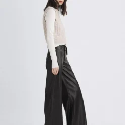 Rag & Bone Sofie High Rise Wide Pant - Faux Leather -Deals Moda Zoom Store Sofie Faux Leather Wide Leg 001 2