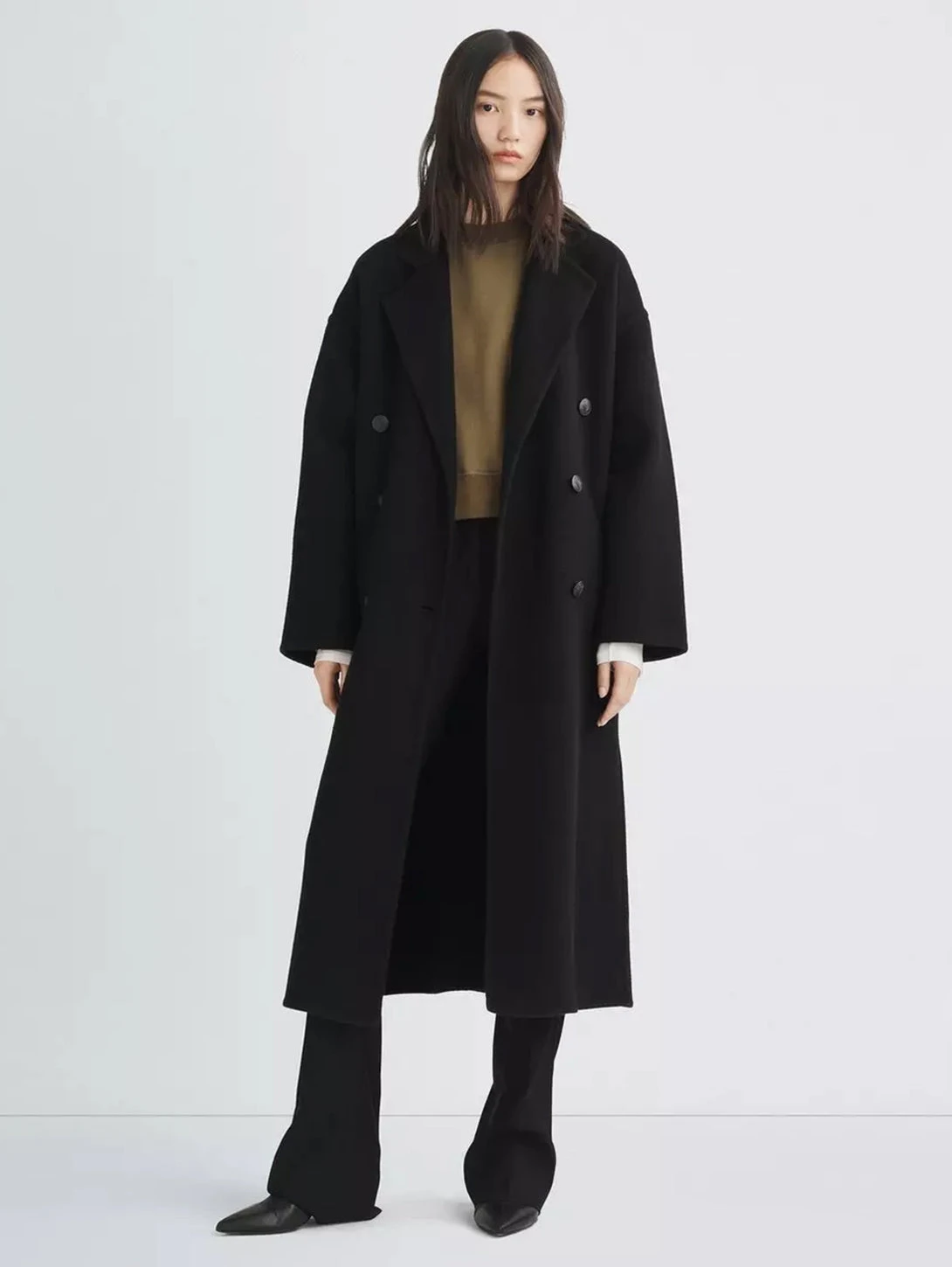 Rag & Bone Thea Splittable Coat - Black
