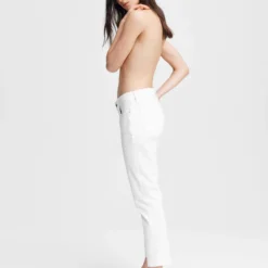 Rag & Bone Dre Low Slim Boyfriend - White -Deals Moda Zoom Store WDD21S2643C0WT 100 C scaled
