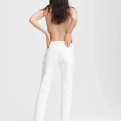 Rag & Bone Dre Low Slim Boyfriend - White -Deals Moda Zoom Store WDD21S2643C0WT 100 D scaled