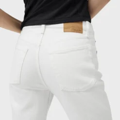 Rag & Bone Harlow Mid Rise Straight Jean - White -Deals Moda Zoom Store WDD23S2934CPOW 100 G 1
