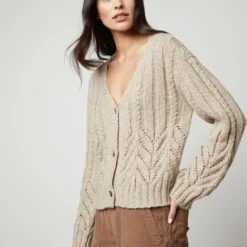 Velvet Hazel Cable Cardigan -Deals Moda Zoom Store alpaca cable hazel06 oatmeal vera04 barley 0024