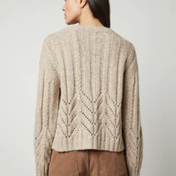 Velvet Hazel Cable Cardigan -Deals Moda Zoom Store alpaca cable hazel06 oatmeal vera04 barley 0028