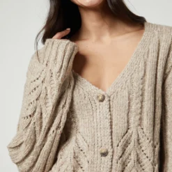 Velvet Hazel Cable Cardigan -Deals Moda Zoom Store alpaca cable hazel06 oatmeal vera04 barley 0039