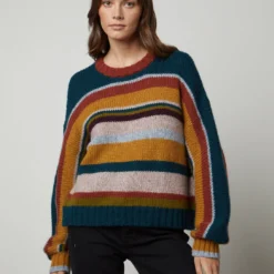 Velvet Samara Alpaca Sweater - Multi