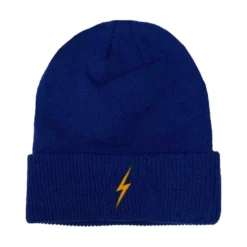 Bolt Cuff Rib Beanie - Royal Blue