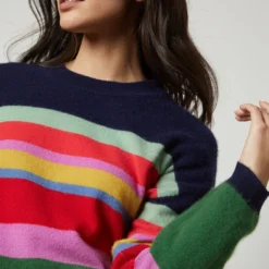 Velvet Kacey Stripe Sweater -Deals Moda Zoom Store cash class kacey06 multi brylie05 vine 0039