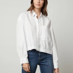 Velvet Lucille Shirt - White