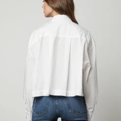 Velvet Lucille Shirt - White -Deals Moda Zoom Store cot shirt lucille06 white 0624