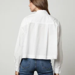 Velvet Lucille Shirt - White -Deals Moda Zoom Store cot shirt lucille06 white 0626