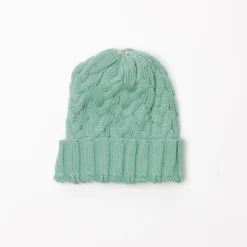 Charlie Cable Toque - Green Tones