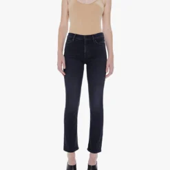 MOTHER Mid Rise Dazzler Ankle Jean - Deep End