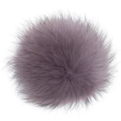 Raccoon Pom - Purple Tones -Deals Moda Zoom Store lindo f mauve raccoon large saga fur pom pom copy 1