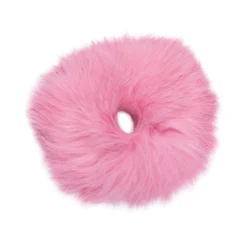 Rabbit Scrunchie Band - Large -Deals Moda Zoom Store lindo f poker pink rabbit fur scrunchie