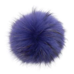 Raccoon Pom - Purple Tones -Deals Moda Zoom Store lindo f royal purple raccoon fur interchangable pom pom 1