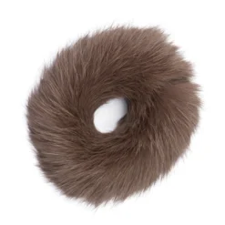 Rabbit Scrunchie Band - Large -Deals Moda Zoom Store lindo f scrunchie rabbit fur latte