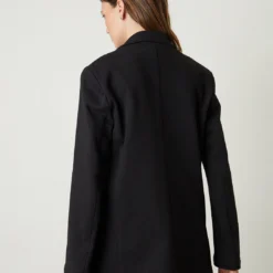 Velvet Kirsten Fleece Blazer - Black -Deals Moda Zoom Store struct flc kirsten05 cordie03 4510 ws